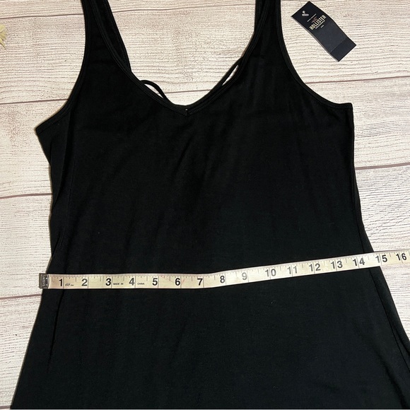 HOLLISTER Soft V-Neck Strappy Tie Back Midi Dress - Picture 11 of 14